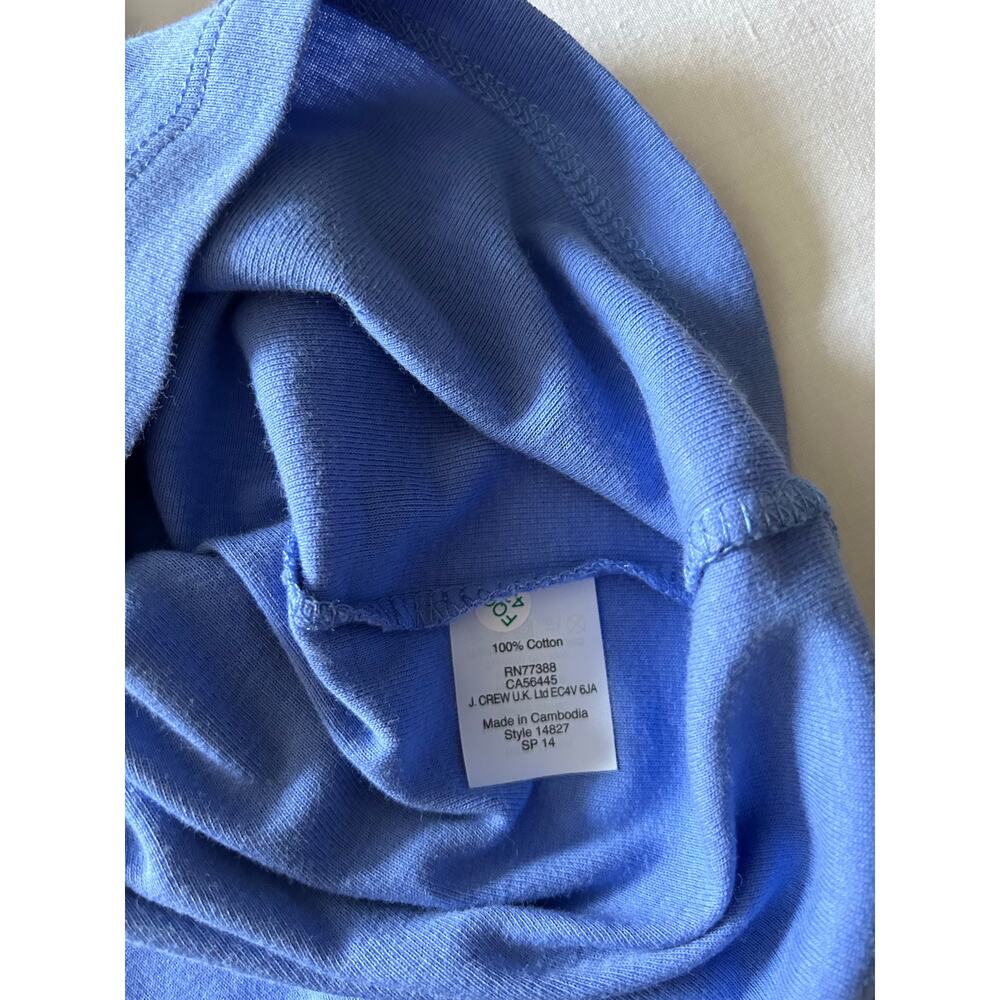New J Crew tank top size large blue - Picture 6 of 8